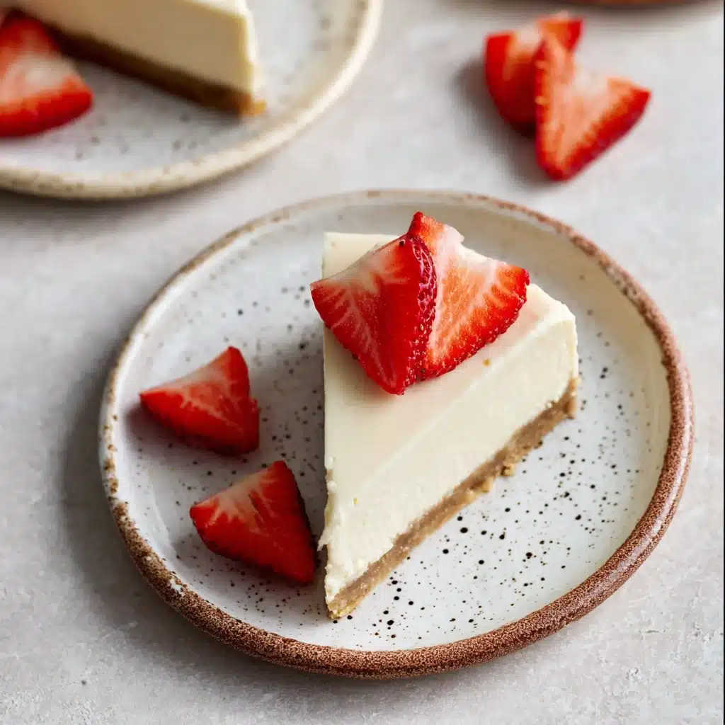 No Bake Cottage Cheese Cheesecake Recipe - Recipe Image