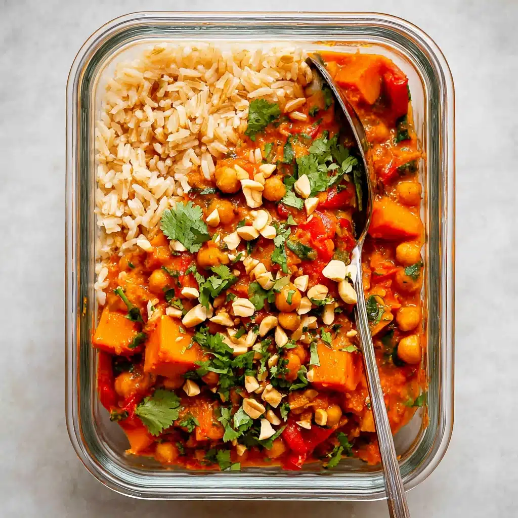 Sweet Potato Peanut Curry Recipe - Recipe Image