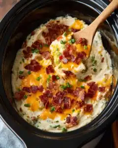 Slow Cooker Baked Potato Casserole Recipe