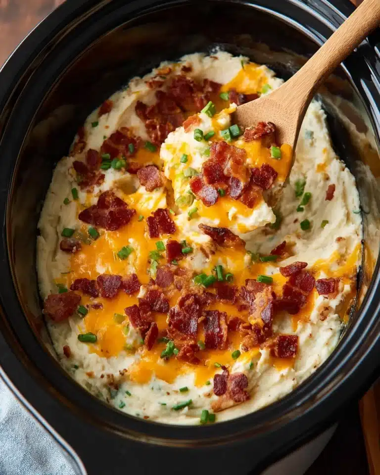 Slow Cooker Baked Potato Casserole Recipe