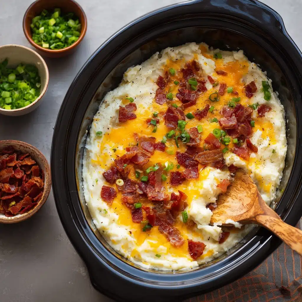 Slow Cooker Baked Potato Casserole Recipe - Recipe Image