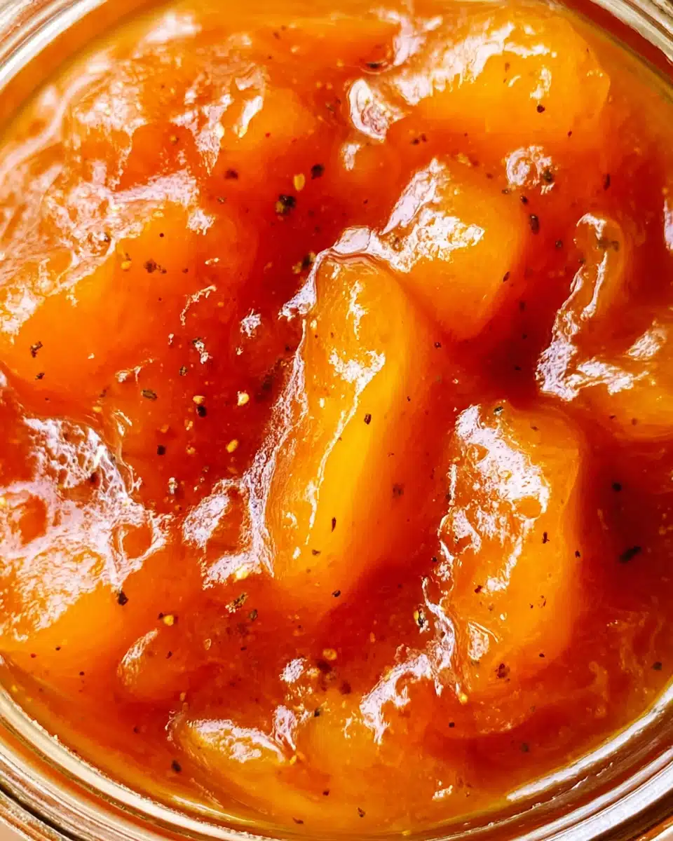 Savory Peach Sauce Recipe