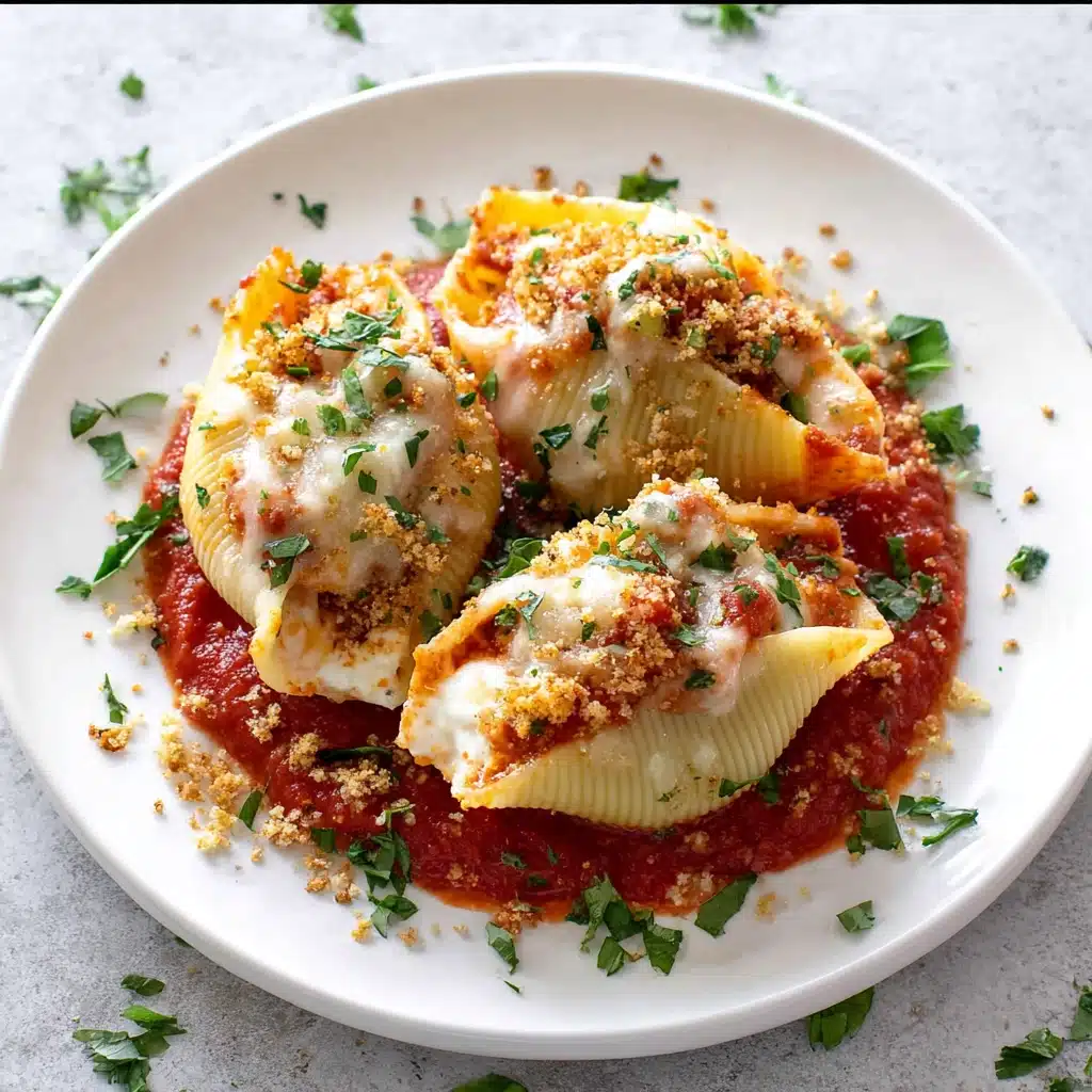 Chicken Parmesan Stuffed Shells Recipe - Recipe Image
