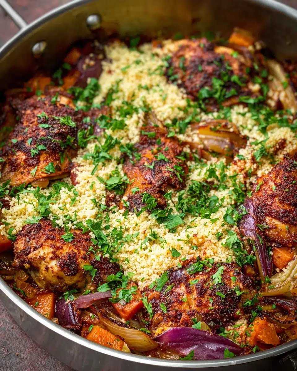 Moroccan Inspired Chicken Couscous Recipe