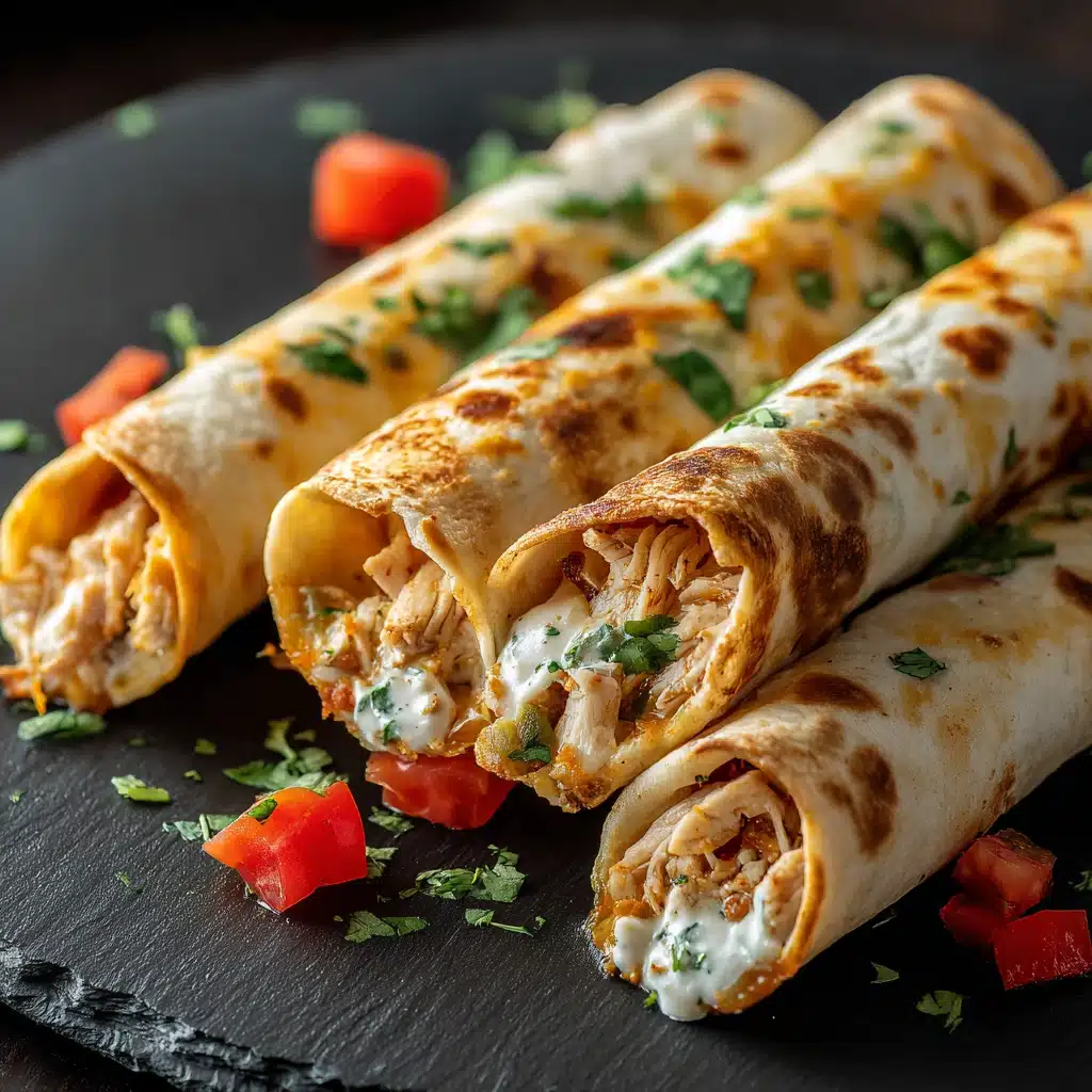 Cream Cheese Chicken Taquitos Recipe - Recipe Image