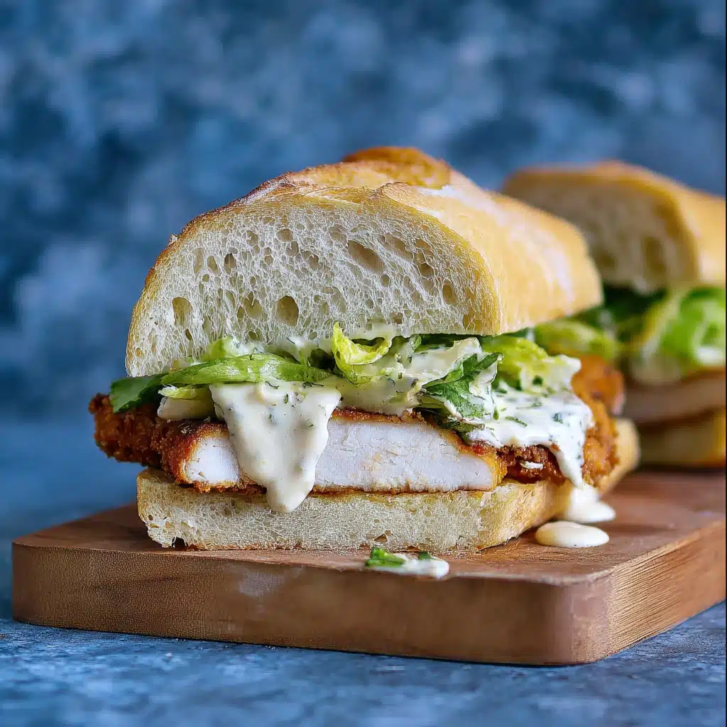 Crispy Chicken Caesar Sandwich Recipe - Recipe Image