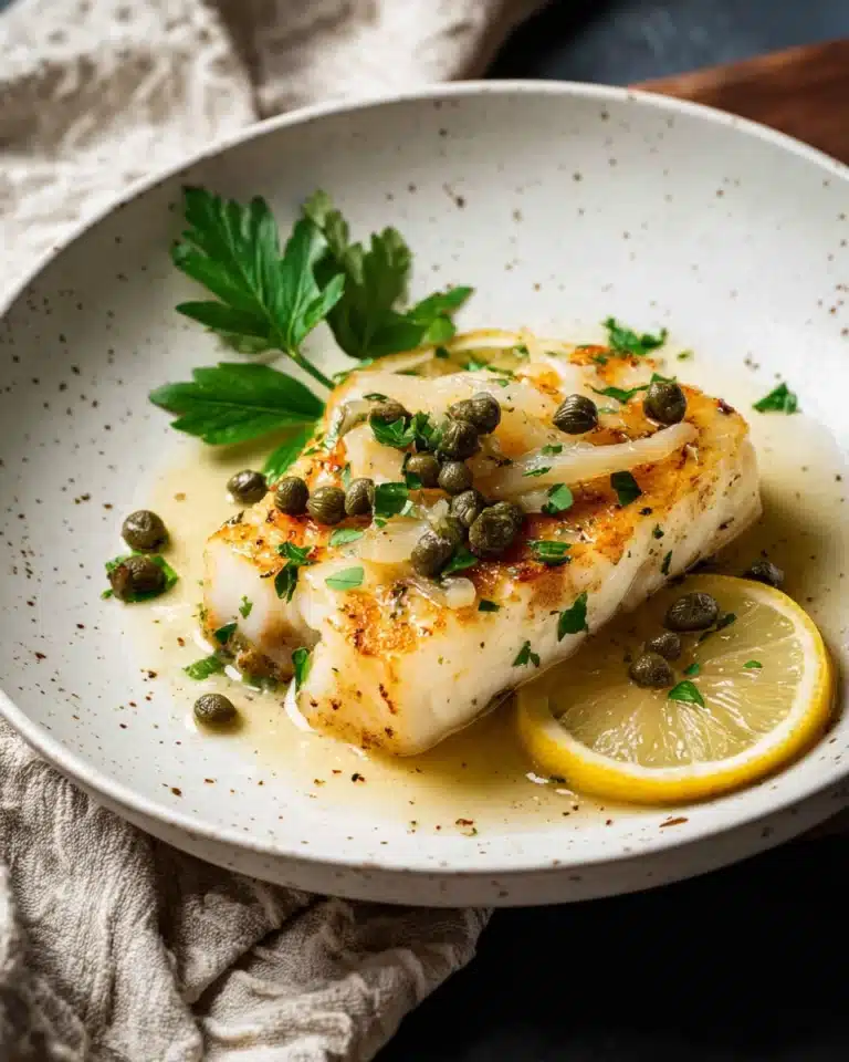 Cod Piccata Recipe