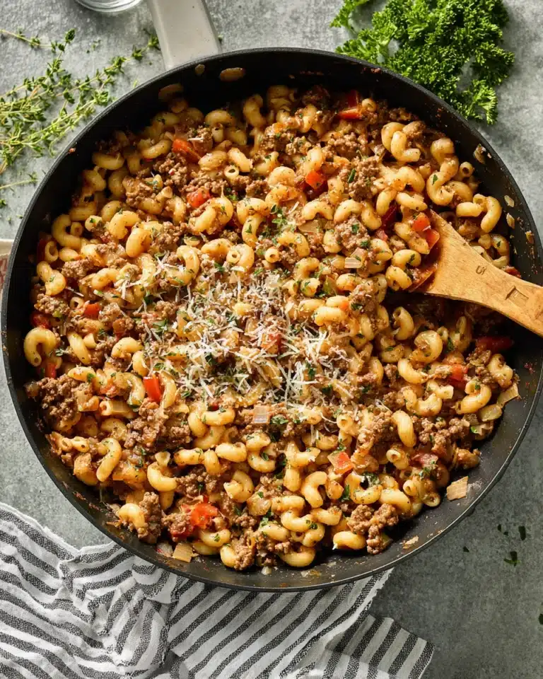 Ground Beef Pasta Recipe
