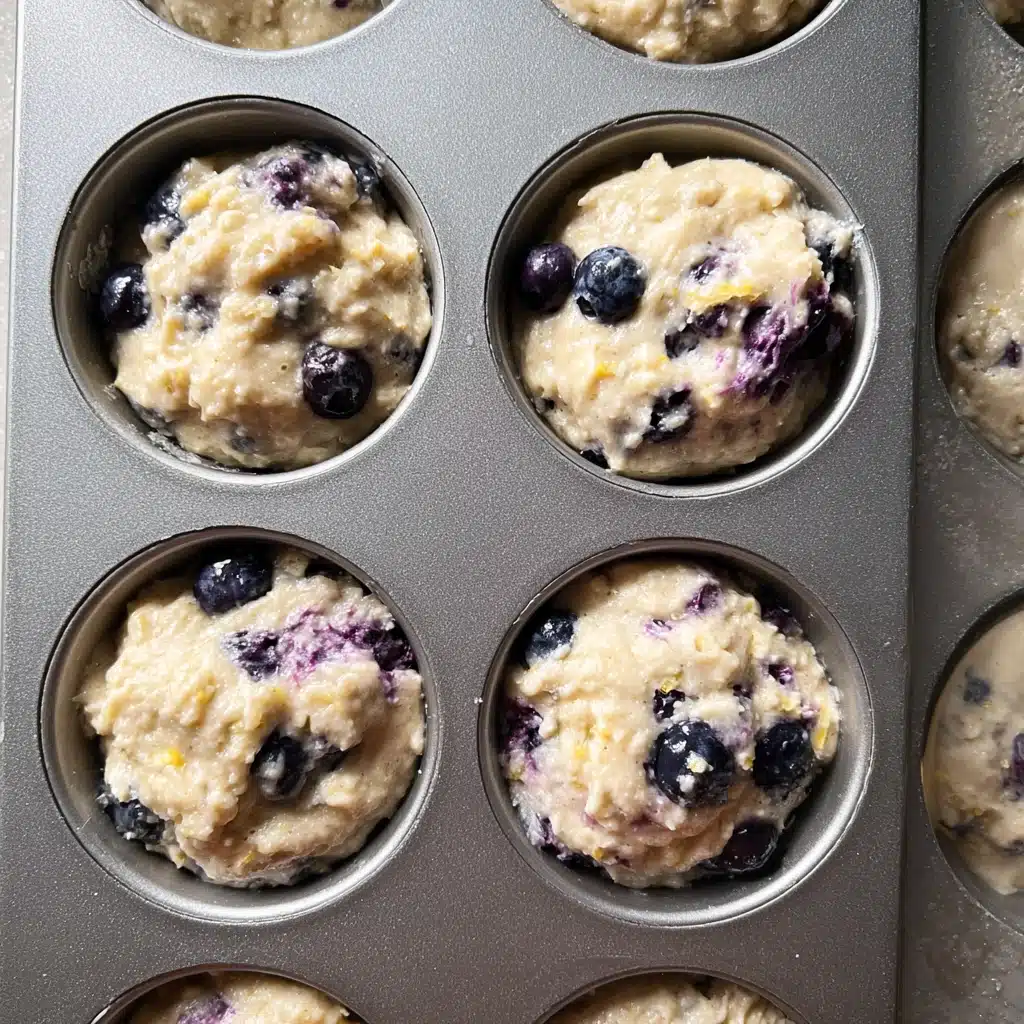 Sourdough Blueberry Muffins Recipe - Recipe Image