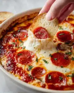Quick & Easy Pepperoni Pizza Dip Recipe