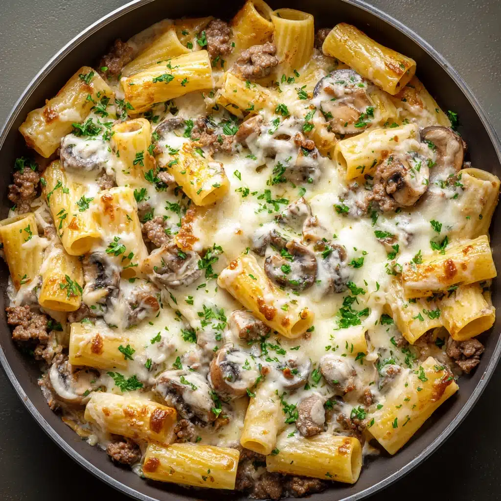 Philly Cheesesteak Pasta Recipe - Recipe Image