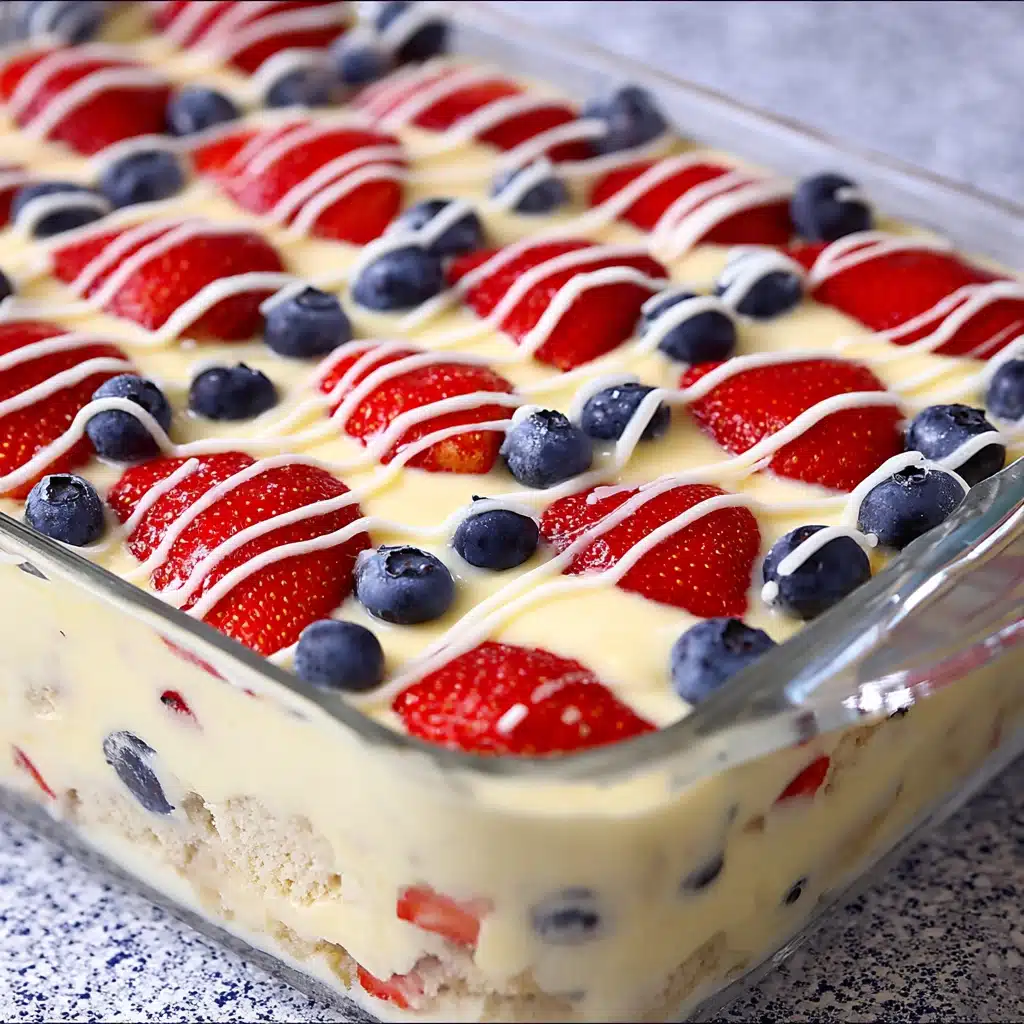 No Bake Summer Berry Icebox Cake Recipe - Recipe Image