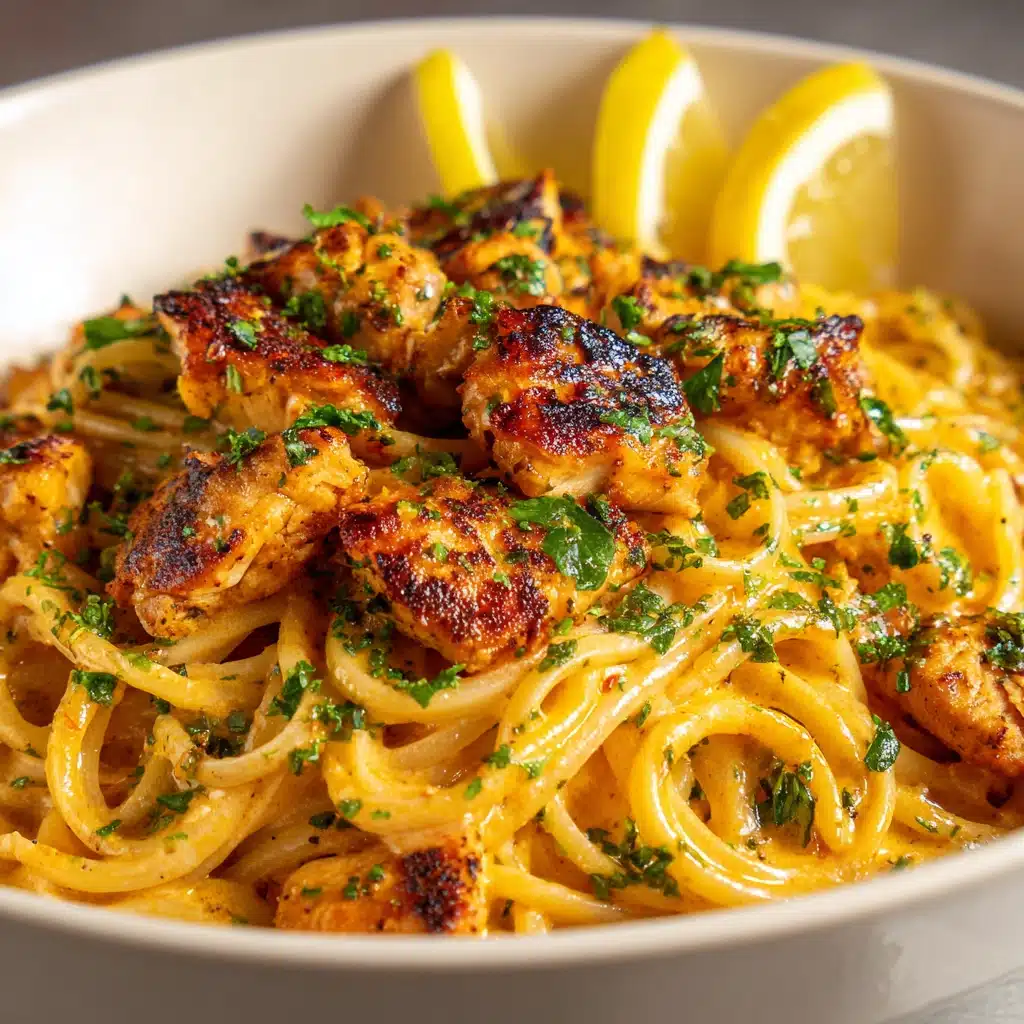 Cowboy Butter Chicken Linguine Recipe - Recipe Image