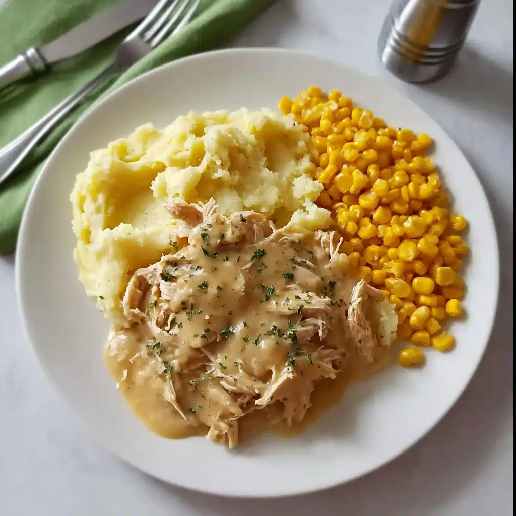 Crockpot Chicken and Gravy Recipe - Recipe Image