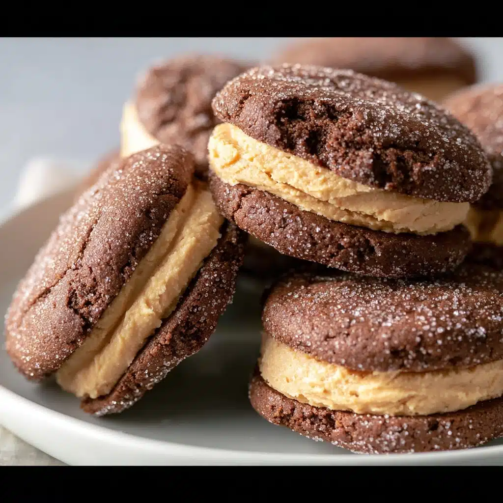 Easy Chocolate Cake Mix Sandwich Cookies Recipe - Recipe Image