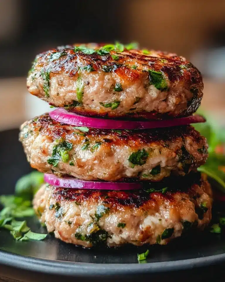 Greek Chicken Burgers Recipe