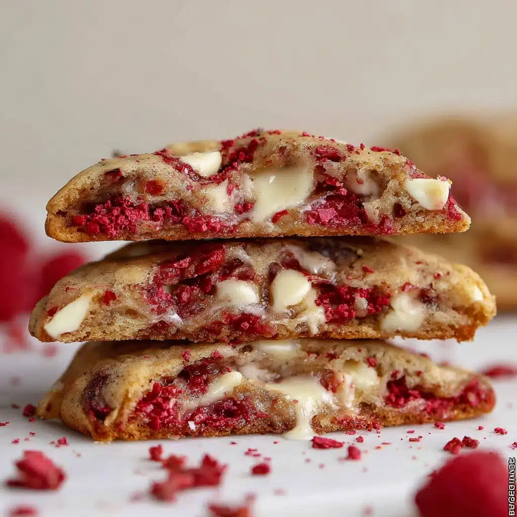 White Chocolate Raspberry Cookies Recipe - Recipe Image