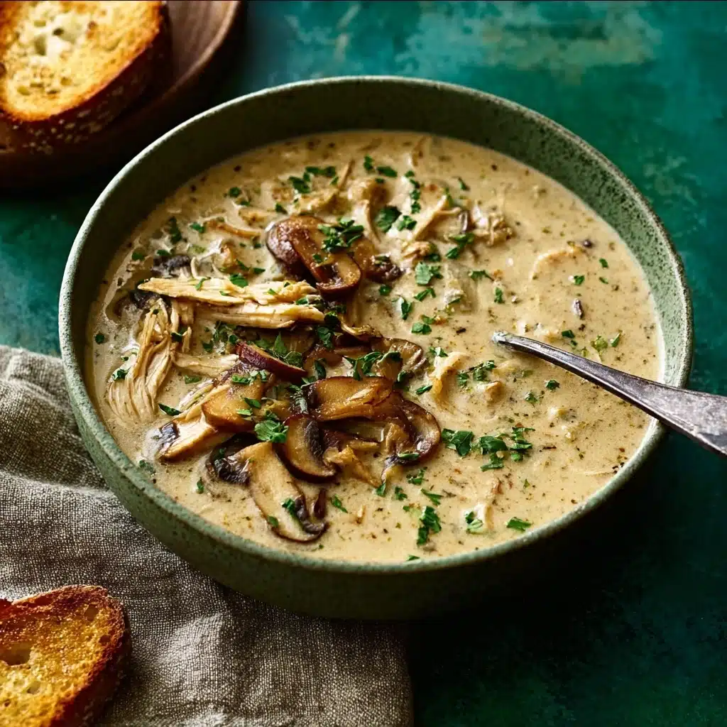 creamy vegan mushroom soup Recipe - Recipe Image
