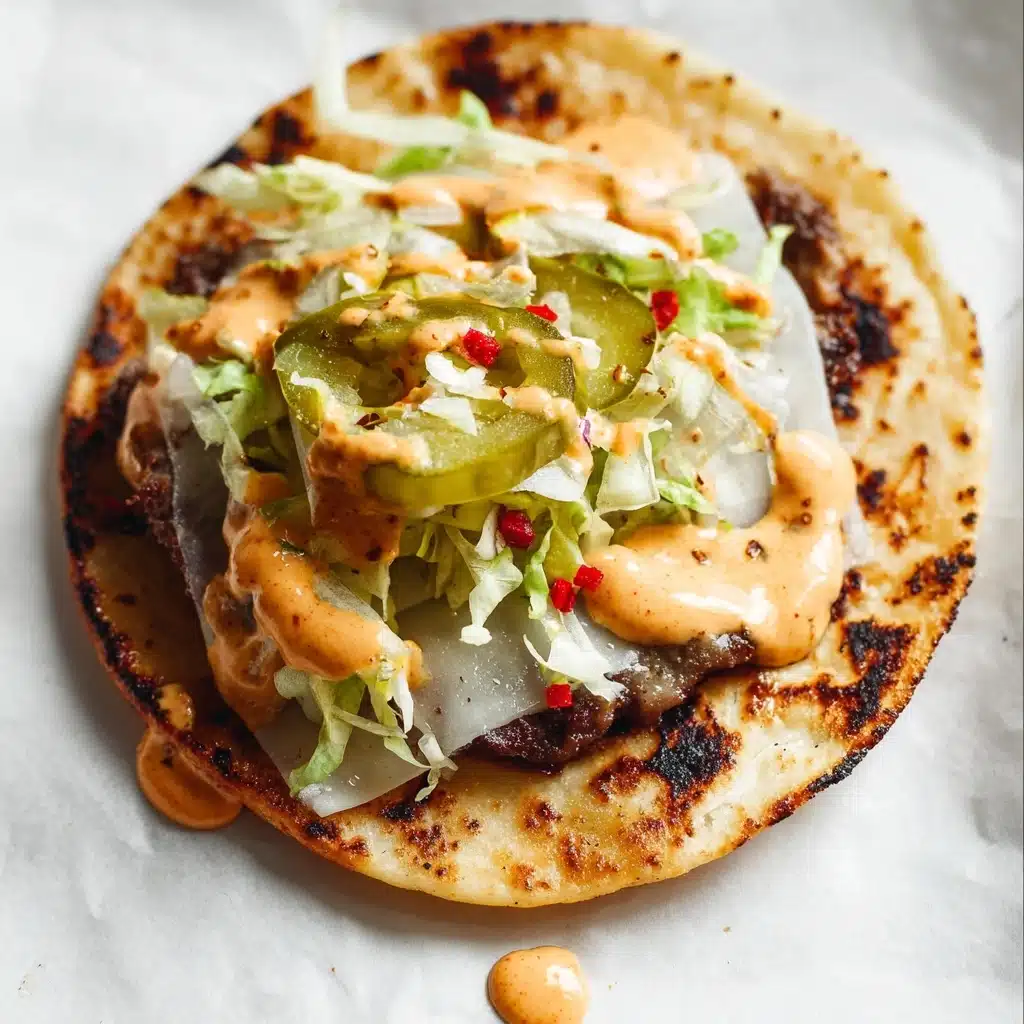 Easy Smash Burger Tacos Recipe - Recipe Image