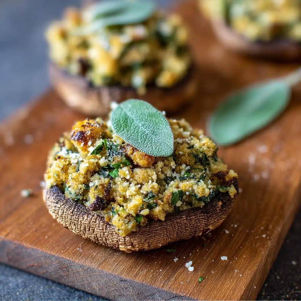 Cedar Plank Smoked Portobello Mushrooms Recipe - Recipe Image
