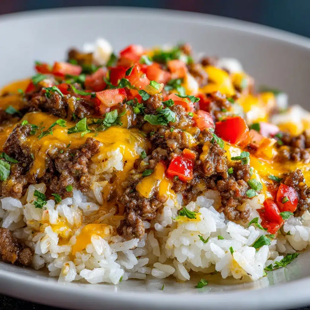 Ground Beef and Rice Skillet Dinner Recipe - Recipe Image