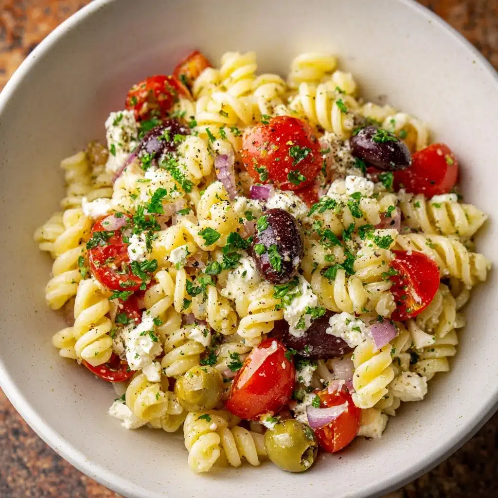 Greek Pasta Salad Recipe - Recipe Image