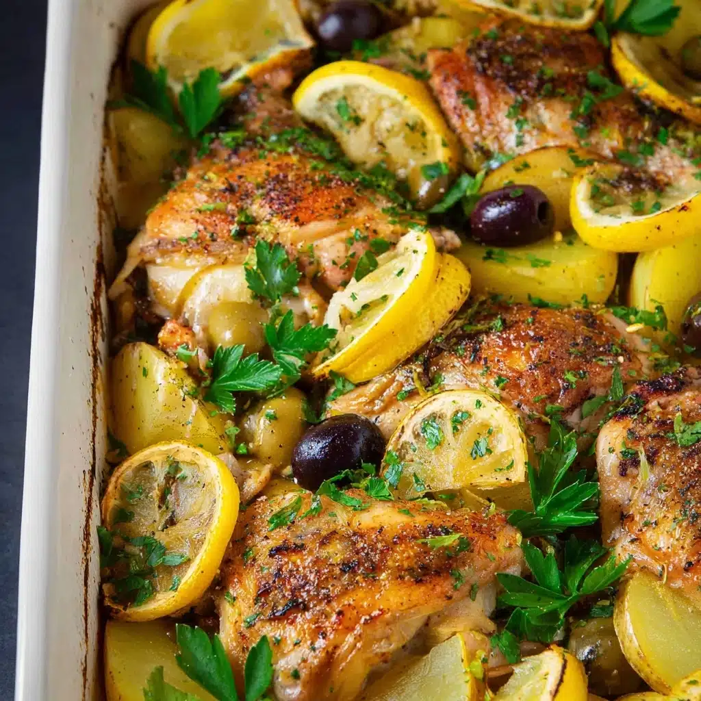 Greek Chicken and Potatoes Recipe - Recipe Image