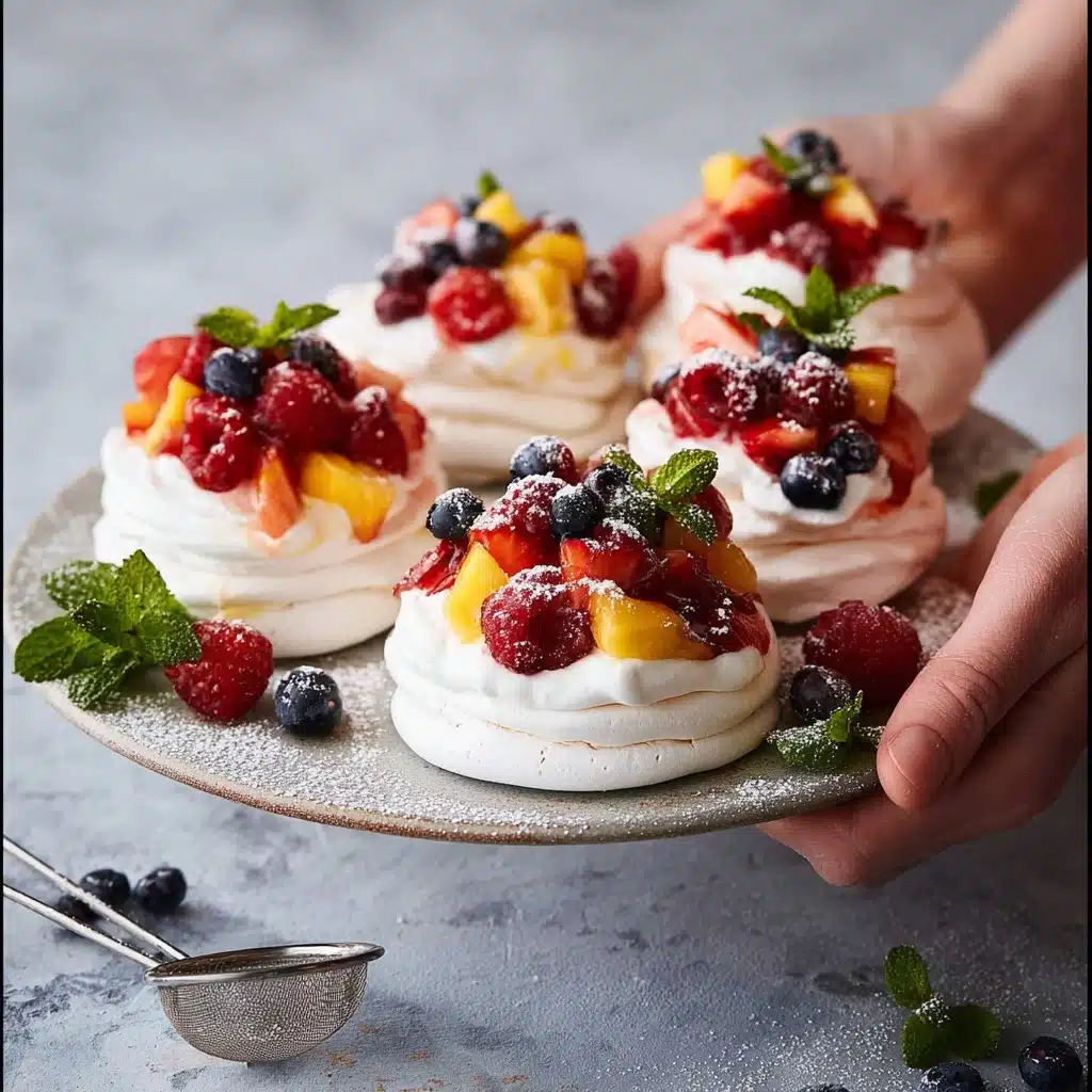 Mini Pavlovas Recipe - Recipe Image