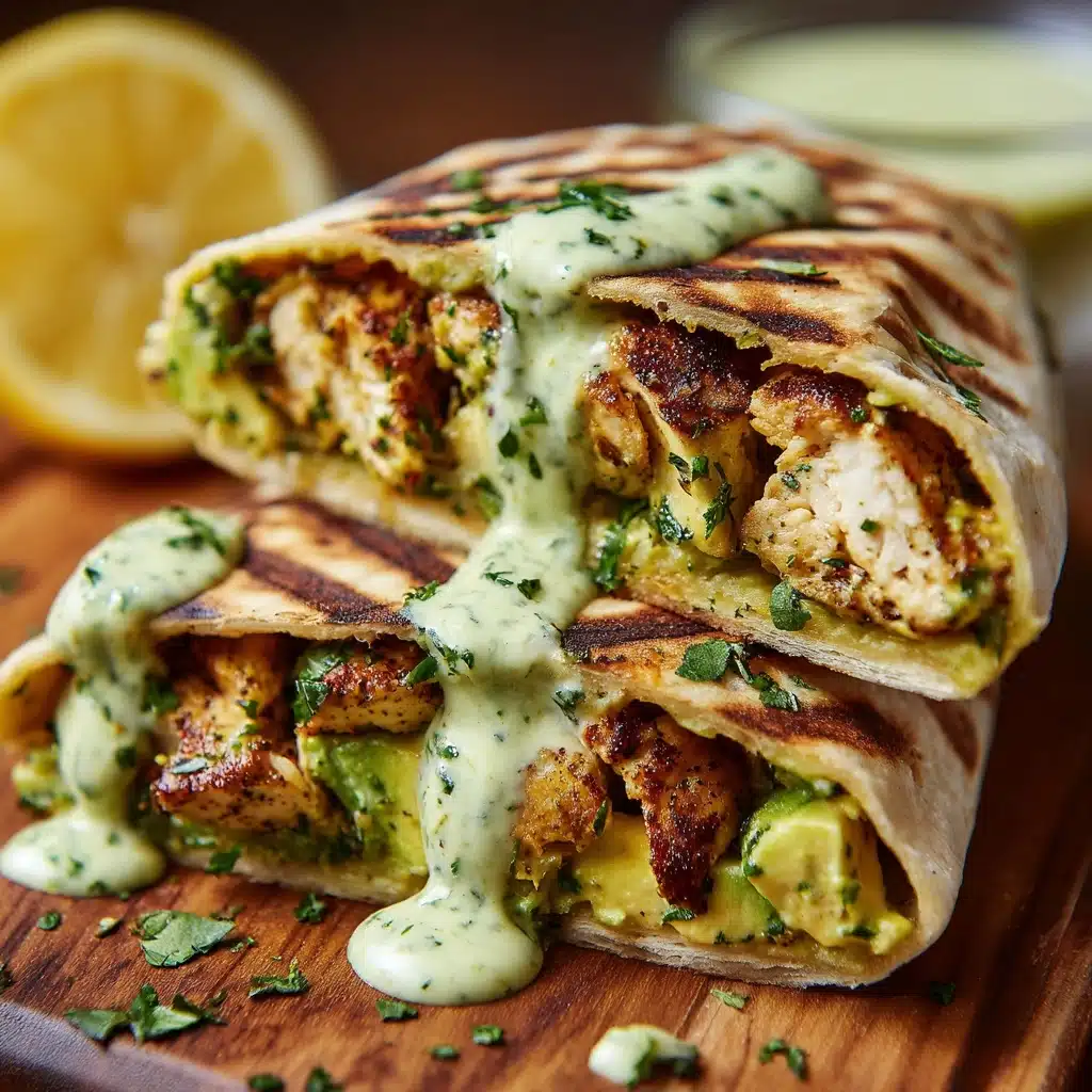 Avocado Chicken Wraps Recipe - Recipe Image