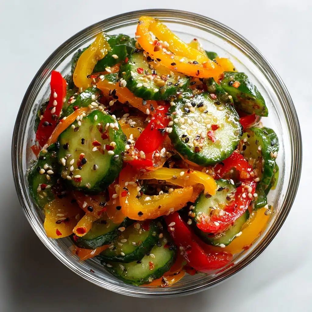 Cucumber and Sweet Pepper Salad Recipe - Recipe Image