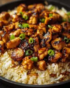 Honey BBQ Chicken Rice Recipe