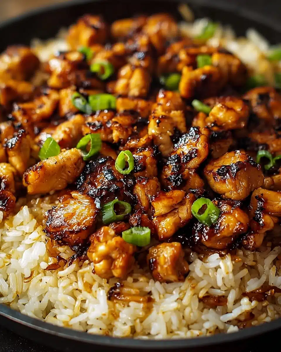 Honey BBQ Chicken Rice Recipe