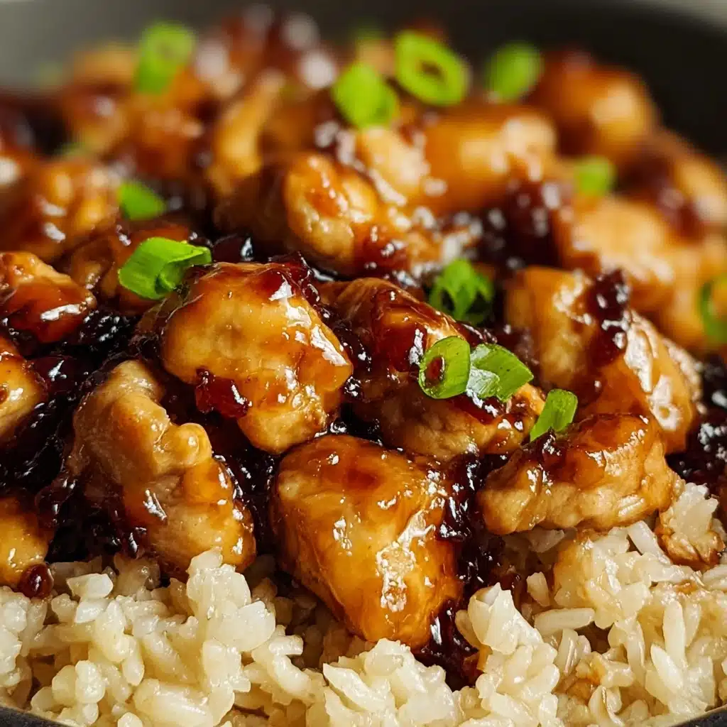 Honey BBQ Chicken Rice Recipe - Recipe Image