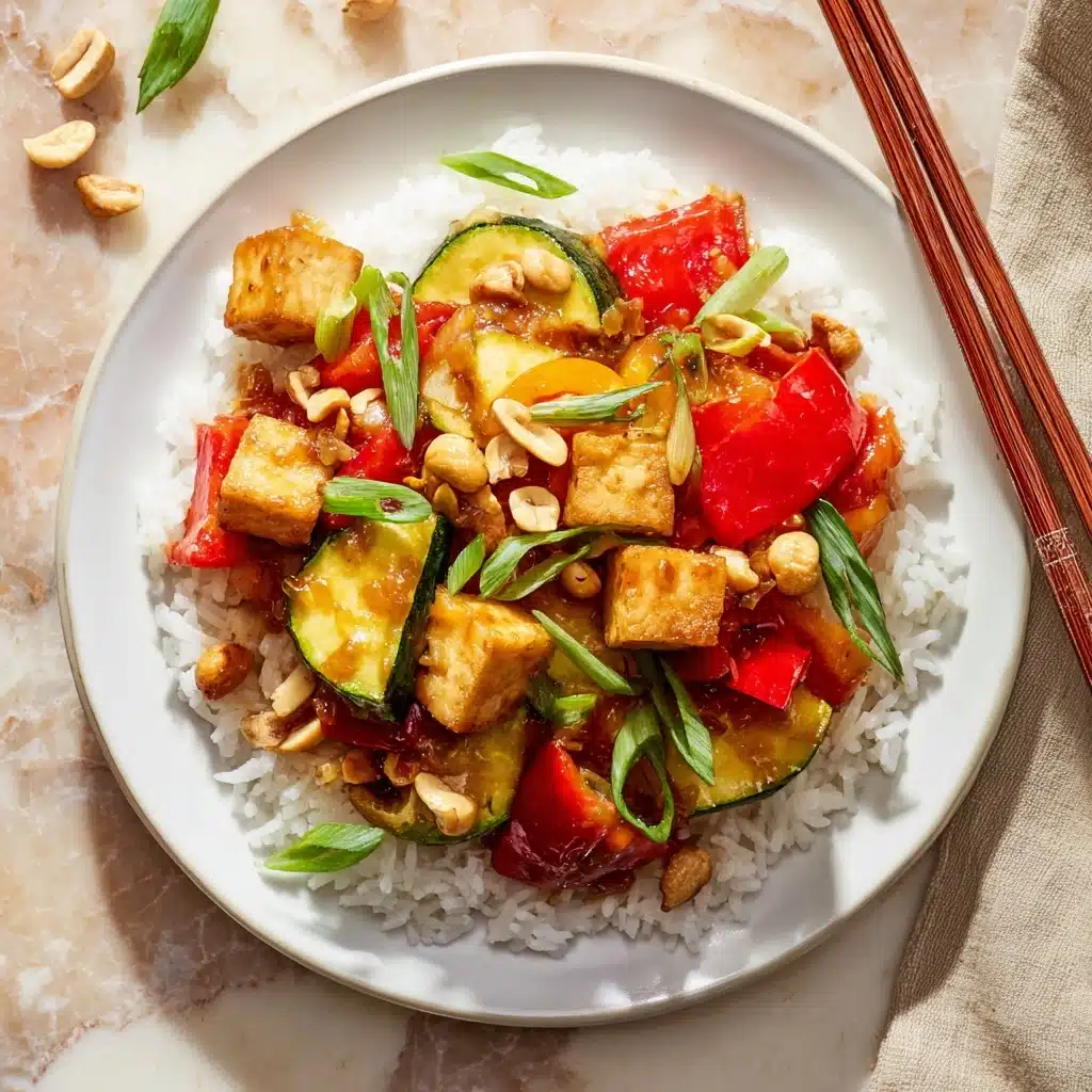Easy Kung Pao Tofu Recipe - Recipe Image