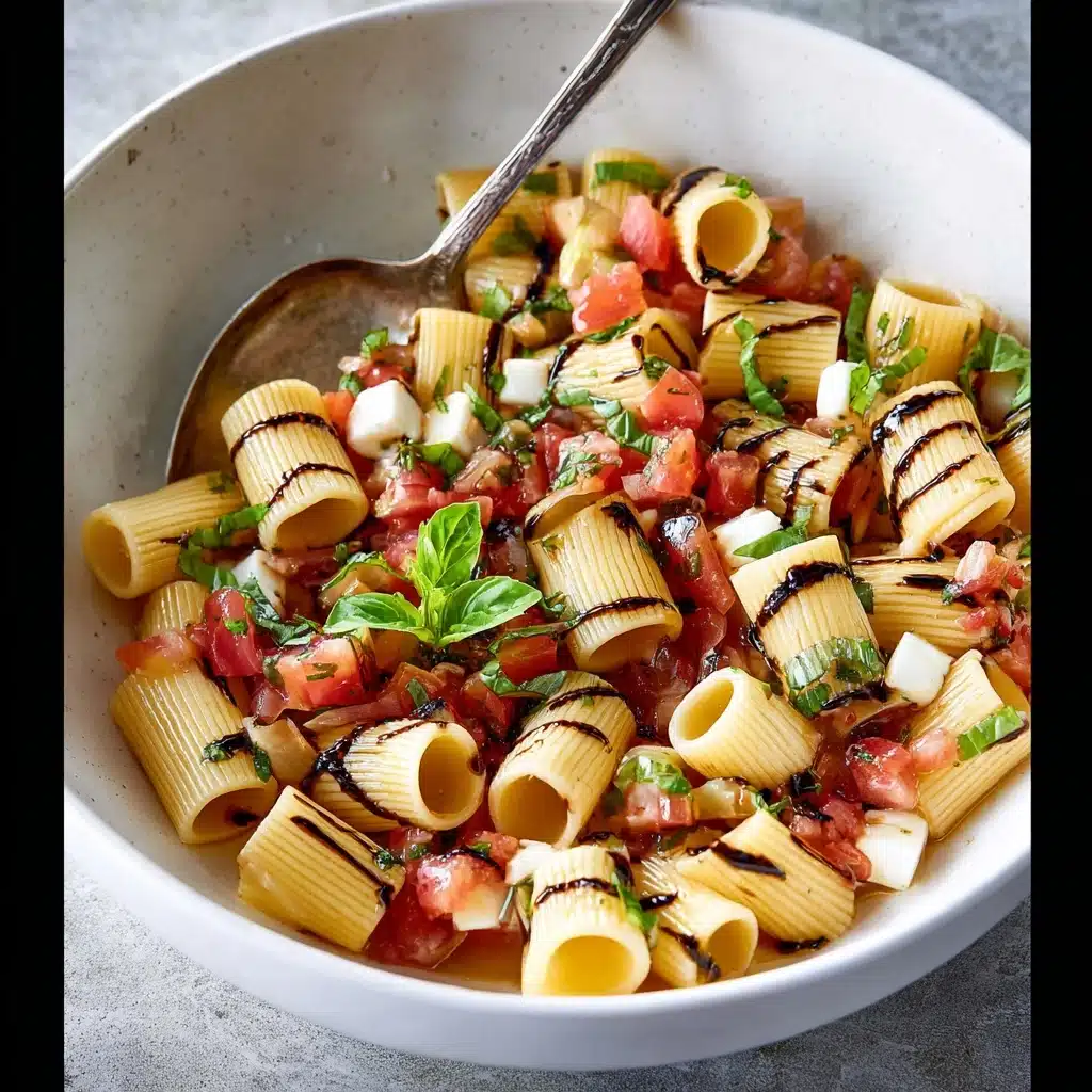 Bruschetta Pasta Salad Recipe - Recipe Image