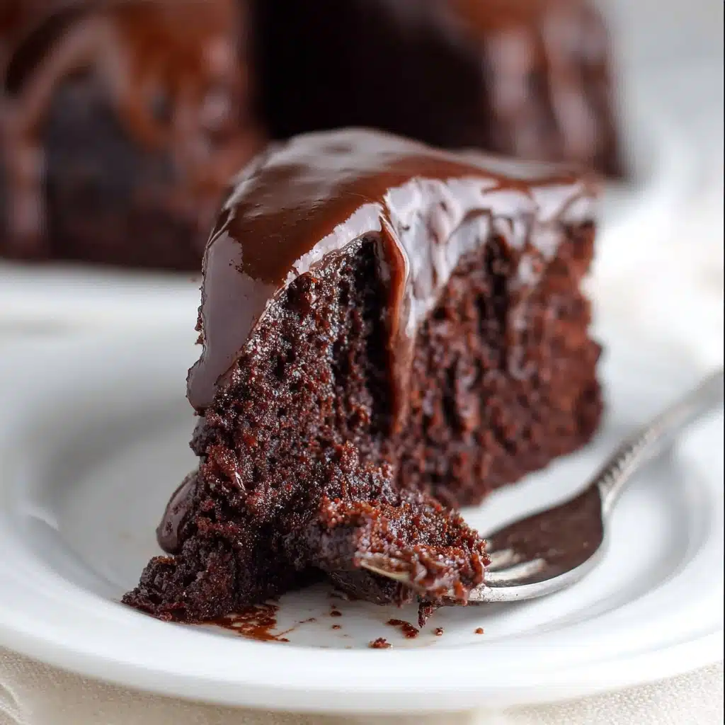 Chocolate Fudge Sour Cream Bundt Cake Recipe - Recipe Image
