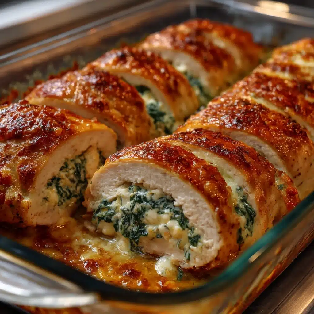Spinach Cream Cheese Stuffed Chicken Recipe - Recipe Image