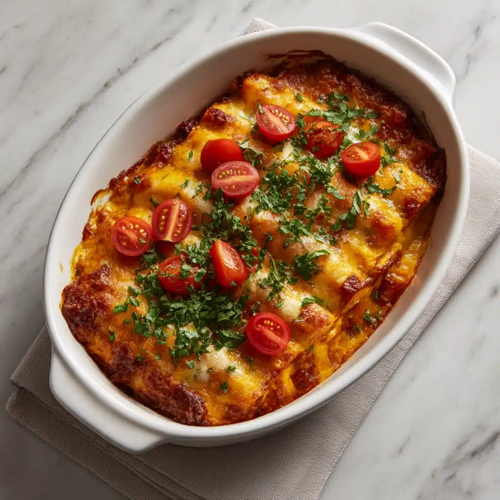 Cheesy Taco Chicken Casserole Recipe - Recipe Image
