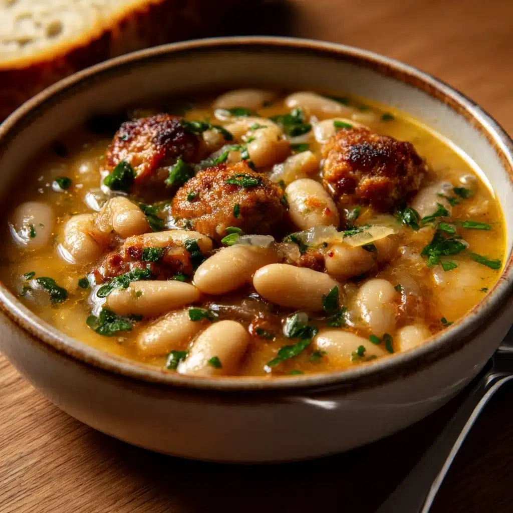 Creamy Bean Soup with Sausage Recipe - Recipe Image