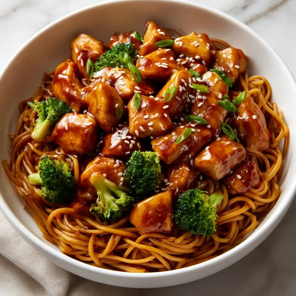 Savory Chicken Teriyaki Noodles Recipe - Recipe Image