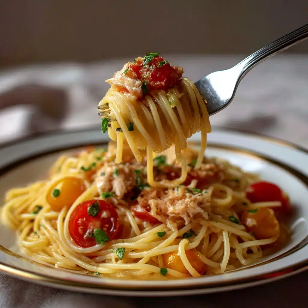 Healthy & Creamy Tuscan Salmon Pasta Recipe - Recipe Image