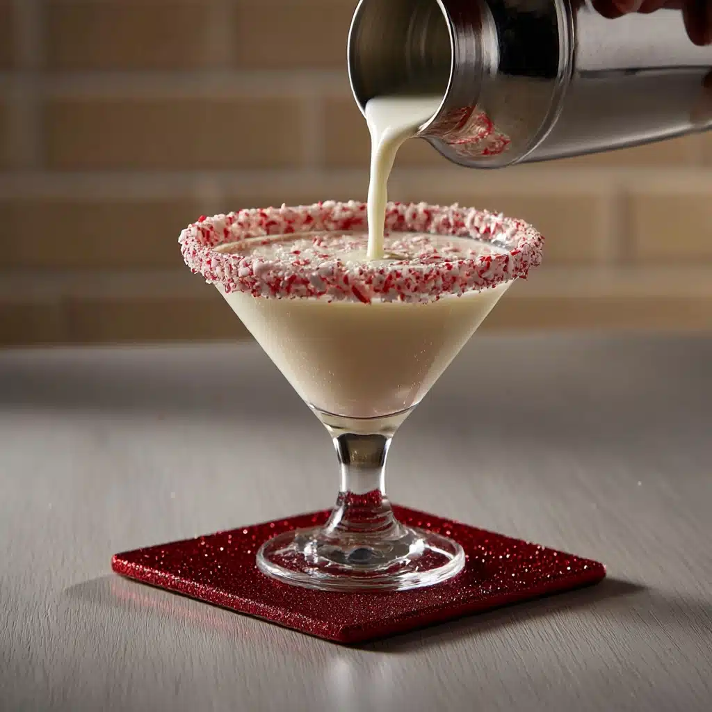 Candy Cane Martini Recipe - Recipe Image
