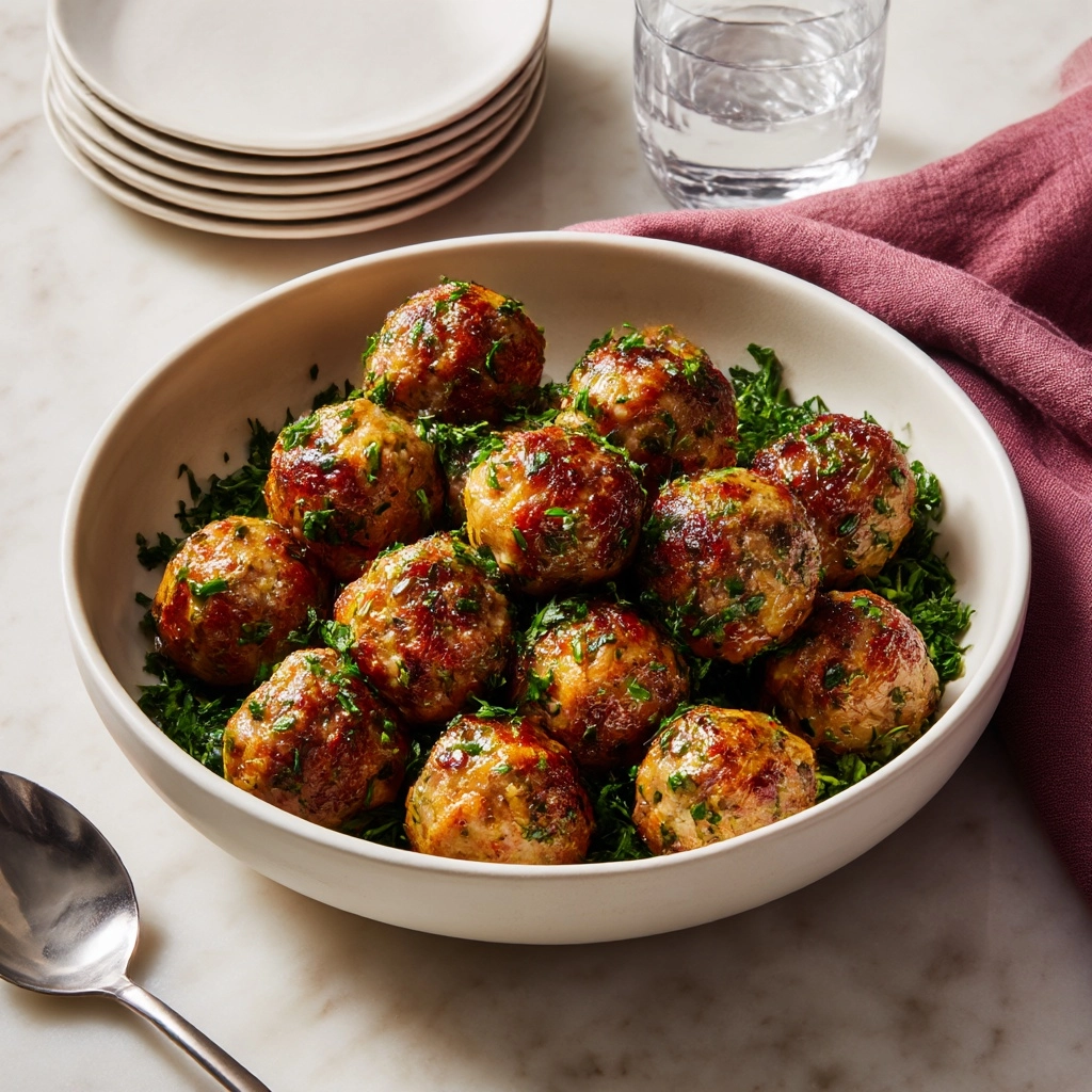 Air Fryer Meatballs Recipe - Recipe Image