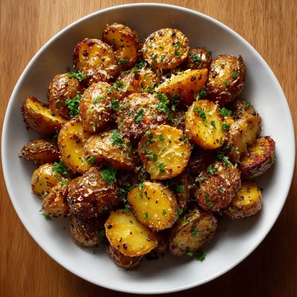 Parmesan Garlic Roasted Potatoes Recipe - Recipe Image