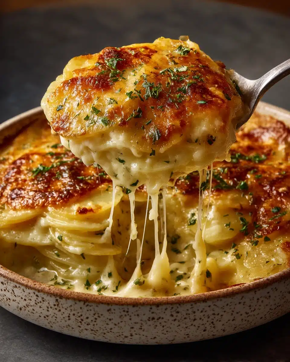 Easy Cheesy Scalloped Potatoes Recipe