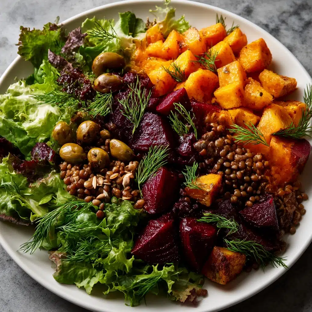 Autumn Roasted Vegetable Salad Recipe - Recipe Image