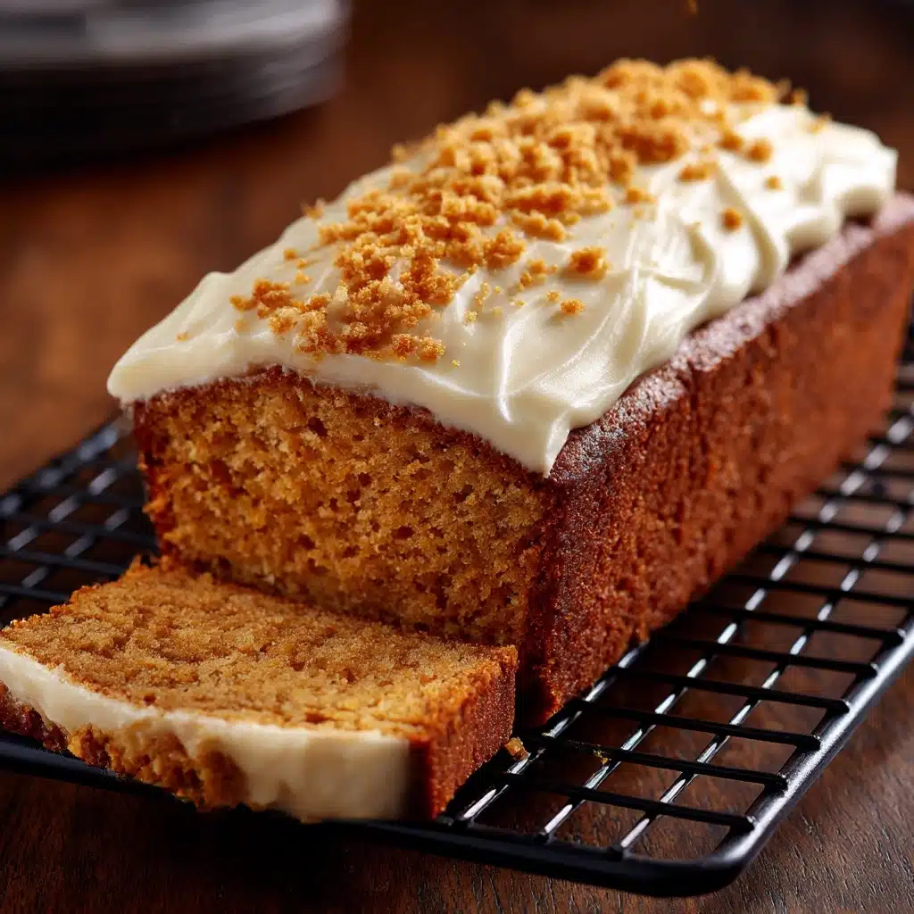 Pumpkin Bread with Cream Cheese Frosting Recipe - Recipe Image