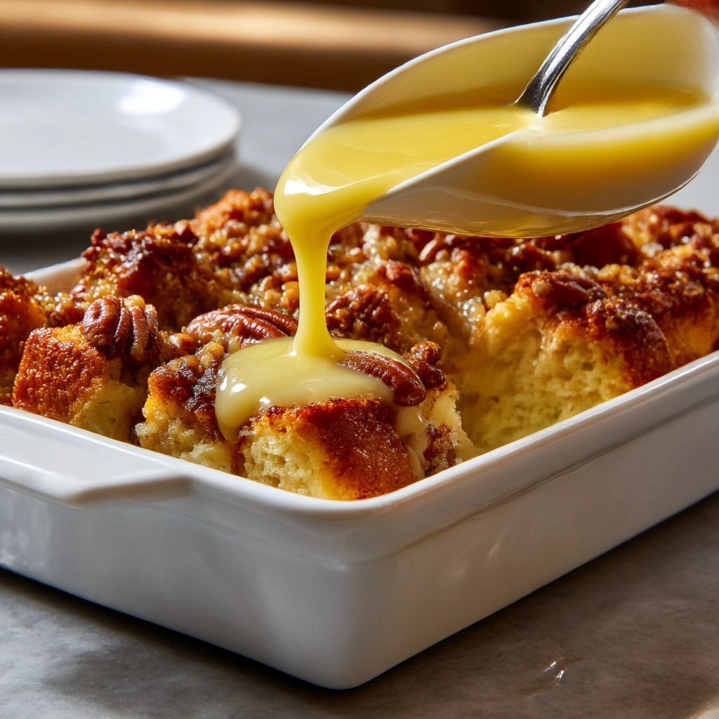 Sweet Hawaiian Roll Pudding Recipe - Recipe Image