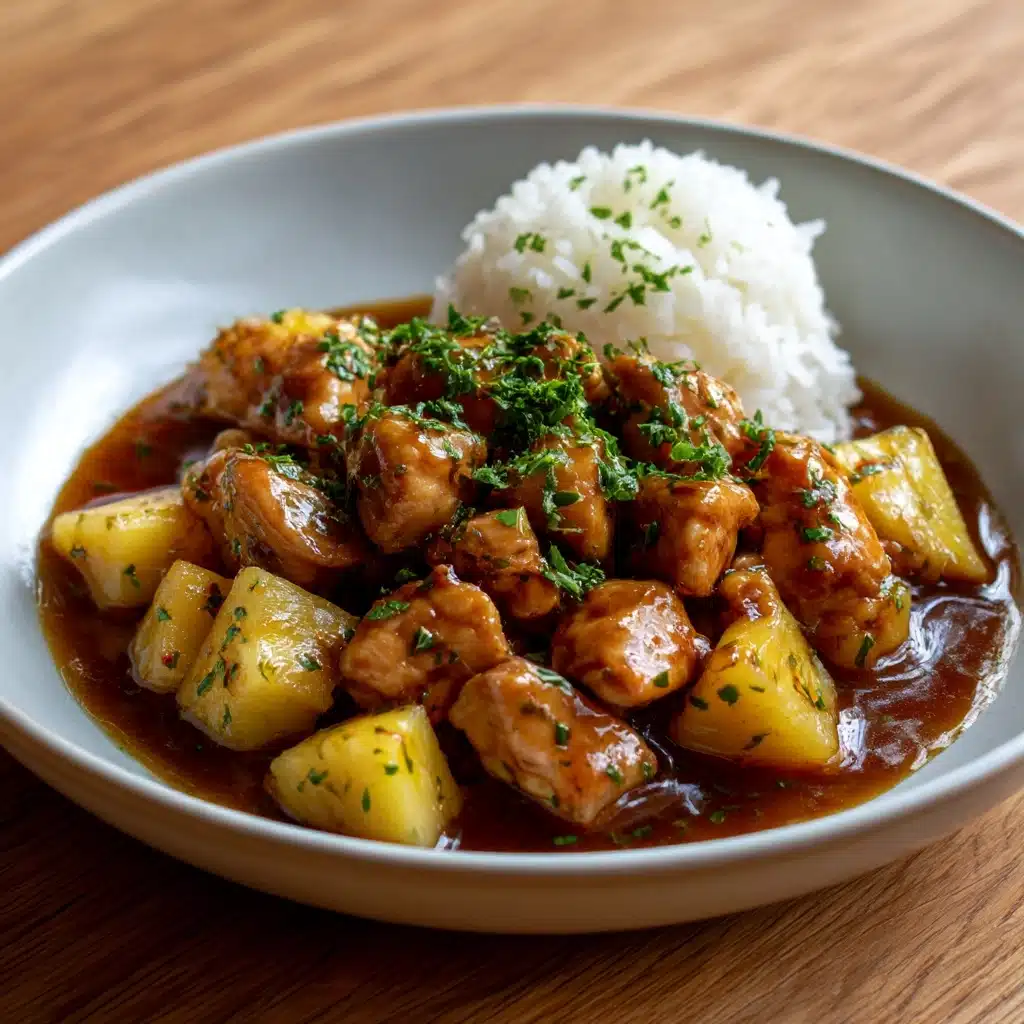 Slow Cooker Hawaiian Pineapple Chicken Recipe - Recipe Image