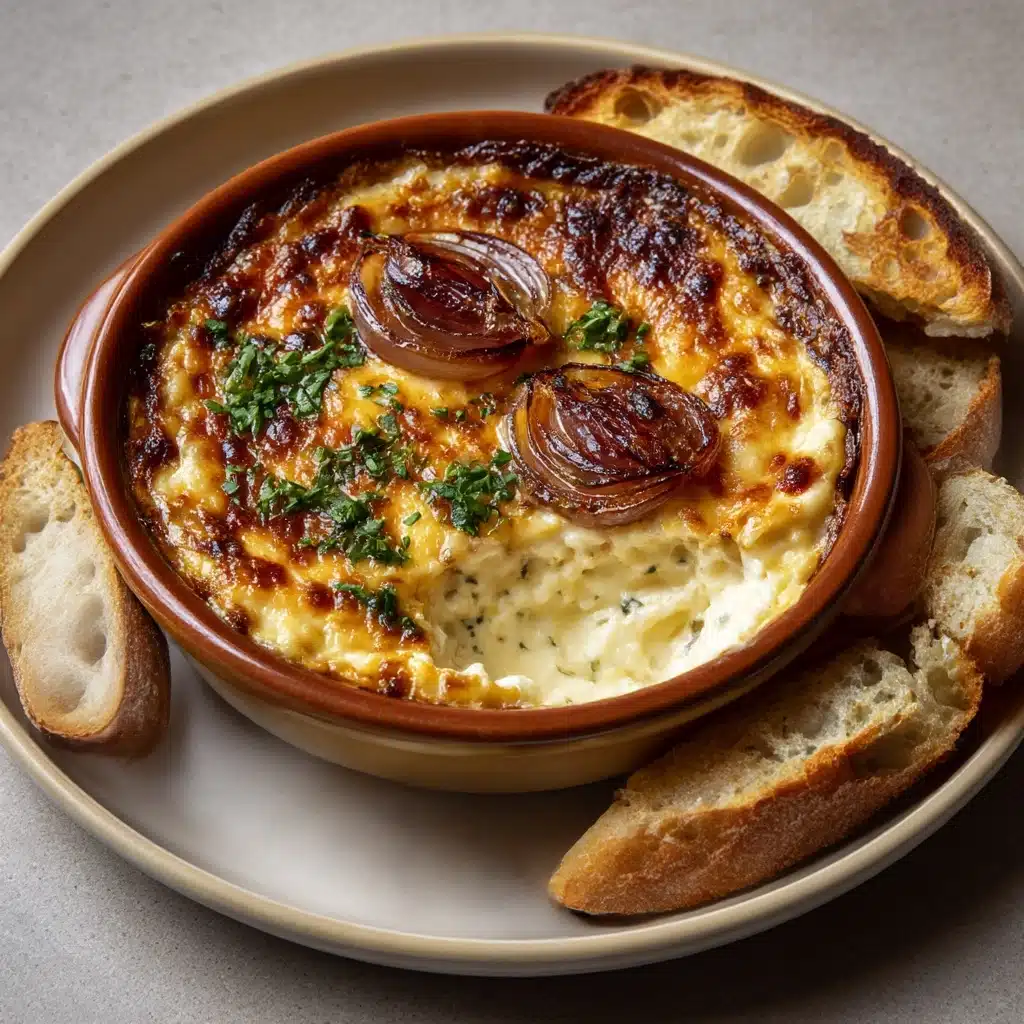 Jammy Hot Caramelized Onion Dip Recipe - Recipe Image